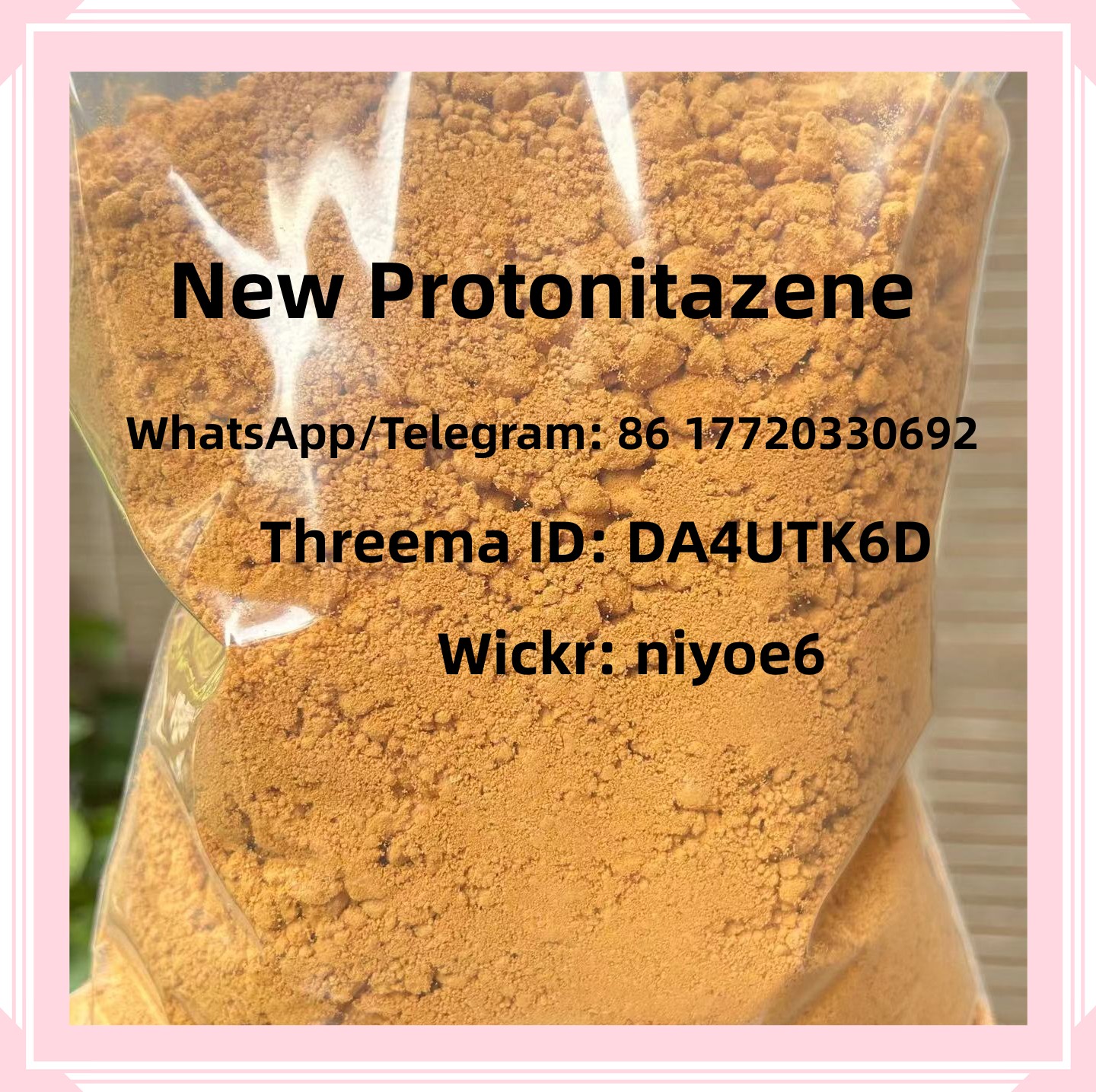 Buy Opioids Powder Protonitazene ISO Powder CAS 119276-01-6 for Painkiller Wickr: niyoe6