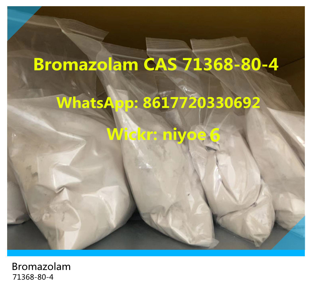 Buy 99% Potent Bromazolam Powder CAS 71368-80-4 for Sleep Anxiety Wickr: niyoe6